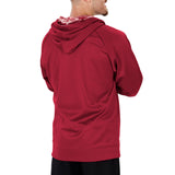 ZUBAZ MEN'S NFL ARIZONA CARDINALS FULL ZIP CAMO HOODIE-Large