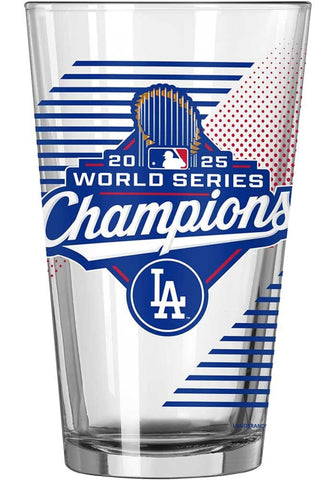 Los Angeles Dodgers 2025 World Series Champions 16oz Pint Glass