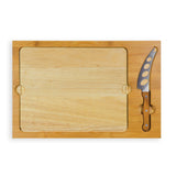 Washington Commanders Football Field - Icon Glass Top Cutting Board & Knife Set