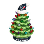 Houston Texans 4" Light Up Ceramic LED Christmas Tree