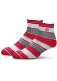 Ohio State Buckeyes Skip Stripe Womens Sleep Socks