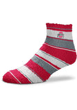 Ohio State Buckeyes Skip Stripe Womens Sleep Socks