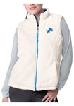 Detroit Lions Womens Blue Game Rule Vest