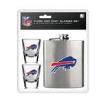 Buffalo Bills Flask and Shot Glass Set