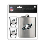 Philadelphia Eagles Flask and Shot Glass Set