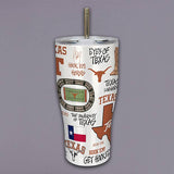 Magnolia Lane Texas Longhorns Metal Tumbler