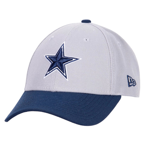 Dallas Cowboys New Era The League 2Tone 9FORTY Adjustable Hat - Gray/Navy