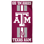 Texas A&M Aggies Towel 30x60 Beach Towel