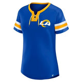 Fanatics NFL Los Angeles Rams Lace-Up Bling T-Shirt