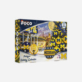 Michigan Wolverines Ornament Set Advent Calendar