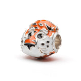 Auburn Bead Charm - Aubie Tiger