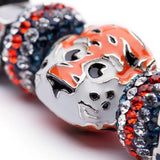 Auburn Bead Charm - Aubie Tiger