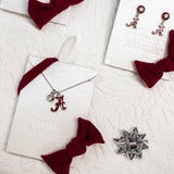 Alabama A Crystal Drop Earrings