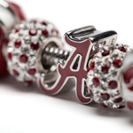 Alabama Bead Charm - Crimson A