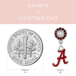 Alabama A Crystal Drop Earrings