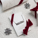 Alabama ROLL TIDE Script Bar Necklace