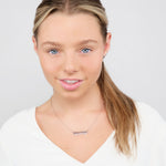 Alabama ROLL TIDE Script Bar Necklace