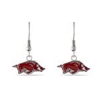 Arkansas Big Red Dangle Earrings