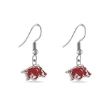Arkansas Big Red Dangle Earrings