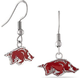 Arkansas Big Red Dangle Earrings