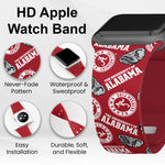 Alabama Crimson Tide HD Apple Watch Band