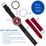 Arkansas Razorbacks Unisex Colors Watch Gift Set