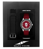 Arkansas Razorbacks Unisex Colors Watch Gift Set
