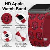 Arkansas Razorbacks HD Apple Watch Band