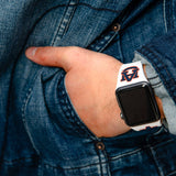 Auburn Tigers Silicone Apple Watch Band