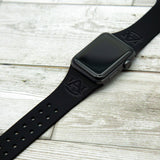 Auburn Tigers Engraved Apple Watch Band