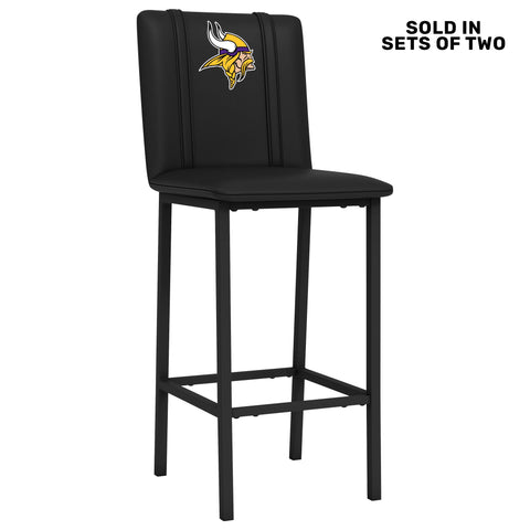 Bar Stool 500 with Minnesota Vikings Primary Logo Set of 2