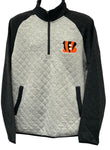 Cincinnati Bengals 1/4-Zip Cotton/Poly Pullover