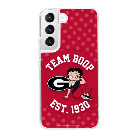 Georgia Bulldogs X Betty Boop HD Samsung Galaxy S22 Phone Case