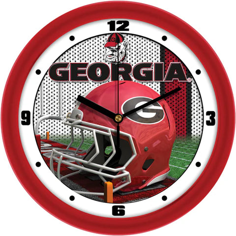 Georgia Bulldogs - Football Helmet Wall Clock