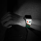 Miami Hurricanes HD Apple Watch Band