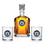 Auburn University Capitol Decanter with 2 Glasses