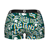 Women's Boy Shorts - Michigan State Spartans - Twisted Wordmark