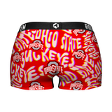 Women's Boy Shorts - Ohio State Buckeyes  - Twisted Wordmark