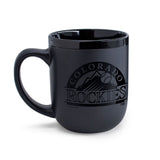 Colorado Rockies Black Matte Ceramic Mug 17 oz.