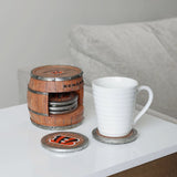 Cincinnati Bengals 5 Pack Barrel Coaster Set