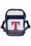 Texas Rangers Clear Crossbody Messenger Bag