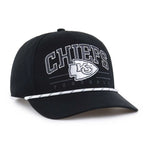 Kansas City Chiefs Black Roscoe Speckle '47 Hitch Adjustable Hat