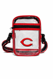 Cincinnati Reds Clear Crossbody Messenger Bag