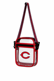 Cincinnati Reds Clear Crossbody Messenger Bag