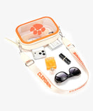 Clemson Tigers Clear Camera Bag