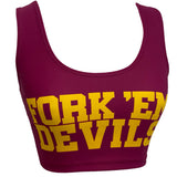 Arizona State ASU Fork 'Em Crop Tank Top