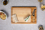 Dallas Cowboys Football Field - Icon Glass Top Cutting Board & Knife Set