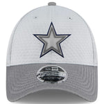 Dallas Cowboys New Era Gray 2024 NFL Training Camp 39THIRTY Flex Hat