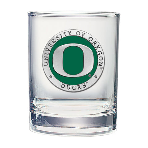 University of Oregon Double Old Fashioned Glass