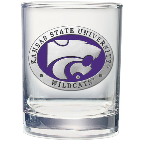 Kansas State University Double Old Fashioned Glass